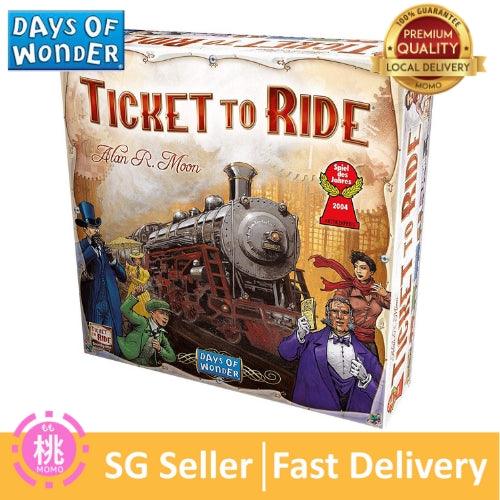 Ticket to Ride Board Game | Board Game for Adults and Family | Train Game |2 to 5 Player - Momo Gadgets