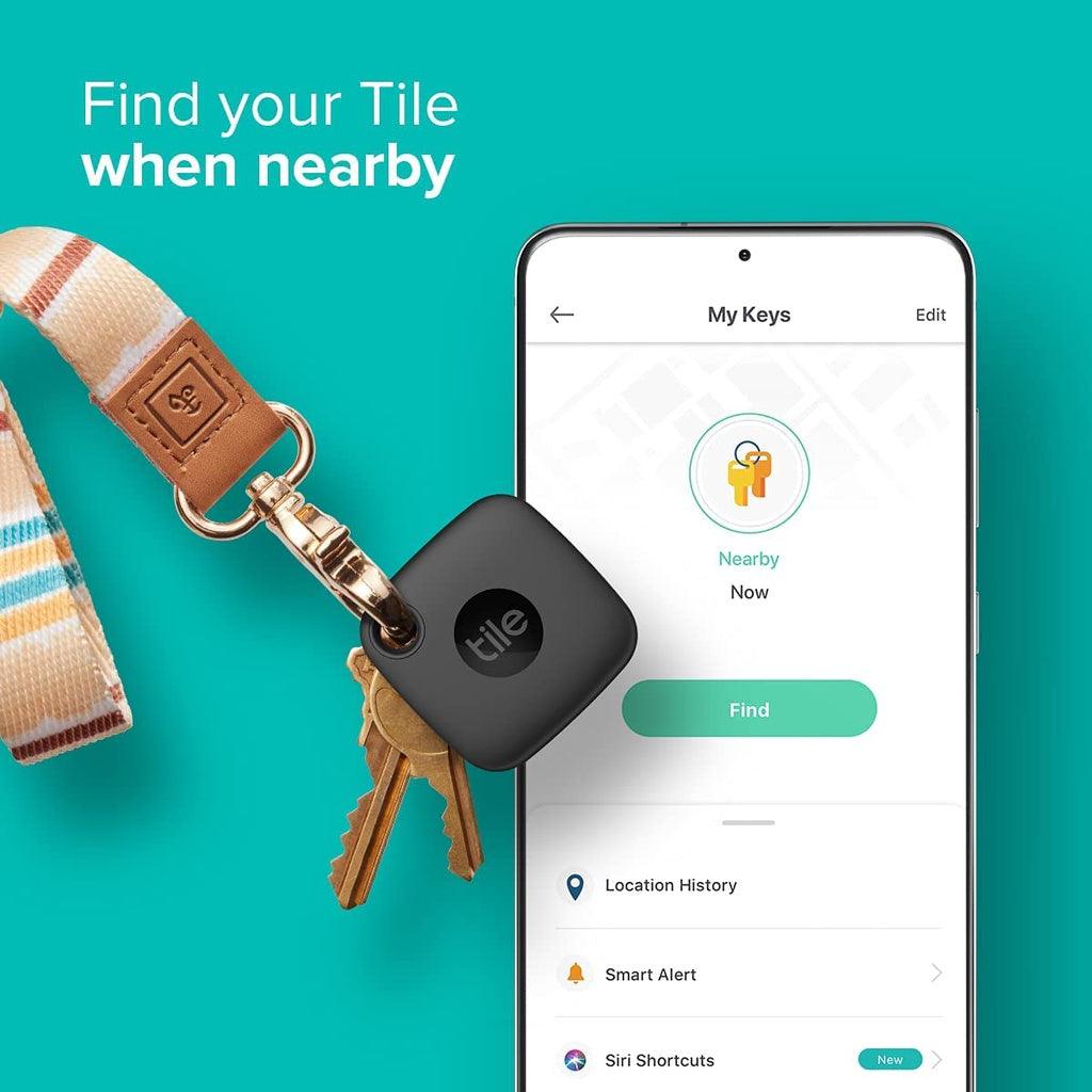 Tile Mate / Tile Starter 2022, Bluetooth Tracker, Keys Finder and Item Locator; Up to 250 ft. Range.Up to 3 Year Battery - Momo Gadgets