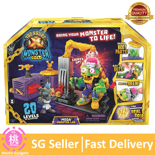 Treasure X Monster Gold - Mega Monster Lab - 20 Levels of Adventure - Momo Gadgets