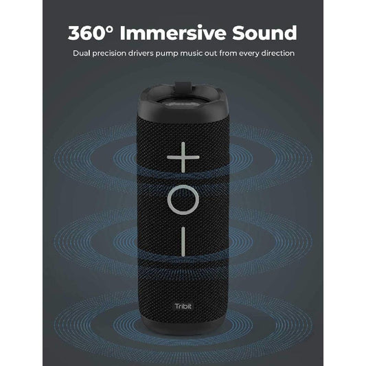 Tribit StormBox Bluetooth Speaker - 24W Portable Speaker, 360° Full Surround Sound, Enhanced Bass, Wireless Dual Pairing - Momo Gadgets