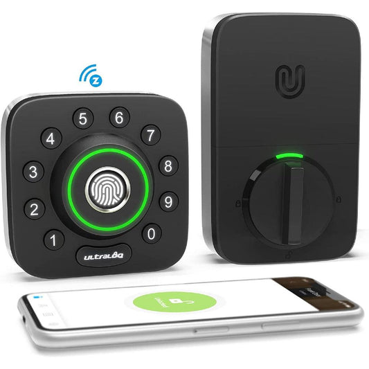 ULTRALOQ World's First Z-Wave Smart Lock with Fingerprint ID, Works with Z-Wave Plus - Momo Gadgets