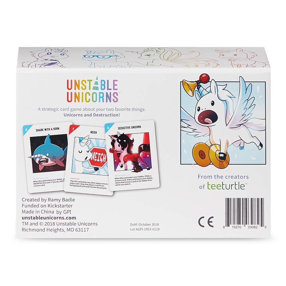 Unstable Unicorns Card Game 2nd Edition, NSFW or KIDS - Momo Gadgets