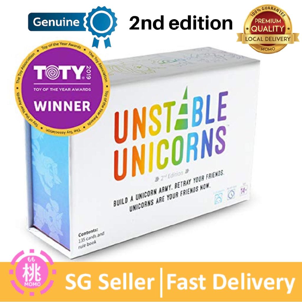 Unstable Unicorns Card Game 2nd Edition, NSFW or KIDS - Momo Gadgets