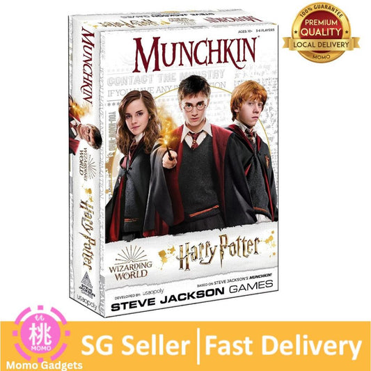 USAOPOLY Munchkin Harry Potter Board Game | Officially Licensed Harry Potter Gift - Momo Gadgets