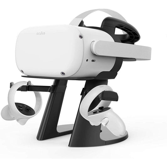 VR Stand Headset Display Holder & Touch Controller Mount Station for Oculus Quest , Oculus Rift , Rift S - Momo Gadgets