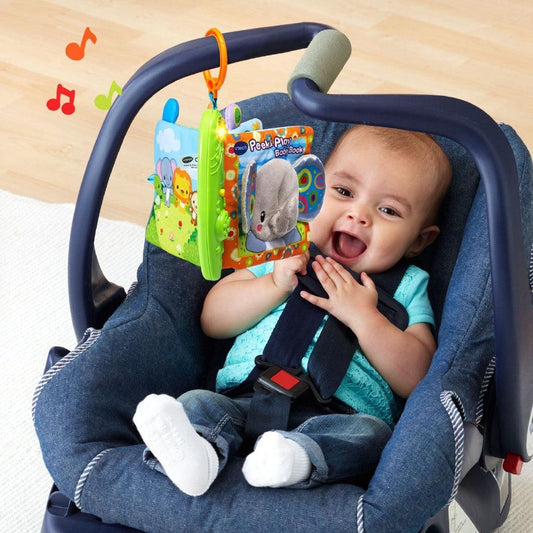 VTech Baby Peek and Play Baby Book ( Purple or grey options ) - Momo Gadgets