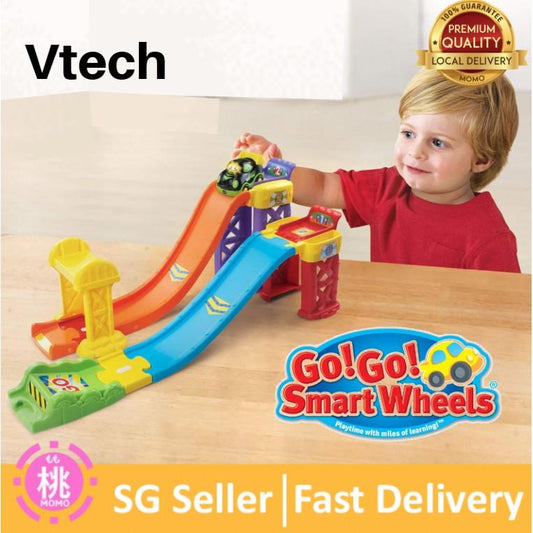 VTech Go! Go! Smart Wheels 3-in-1 Launch and Play Raceway / Launch and Go Raceway - Momo Gadgets