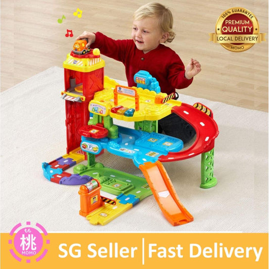 VTech Go Go Smart Wheels Park and Learn Deluxe Garage - Momo Gadgets