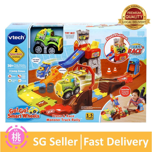 VTech Go Go Smart Wheels Press & Race Monster Truck Rally - Momo Gadgets