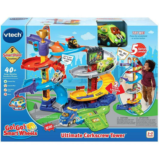 VTech Go! Go! Smart Wheels Ultimate Corkscrew Tower - Momo Gadgets