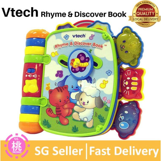 Vtech Musical Rhymes Book or Rhyme and Discover Book Options - Momo Gadgets