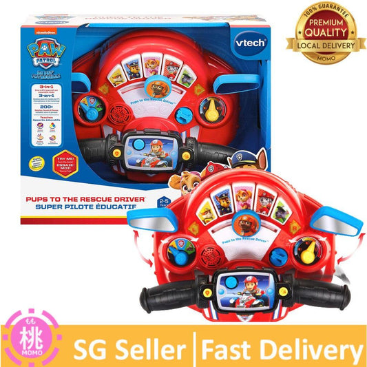 VTech Paw Patrol Pups to The Rescue Driver, Red - Momo Gadgets