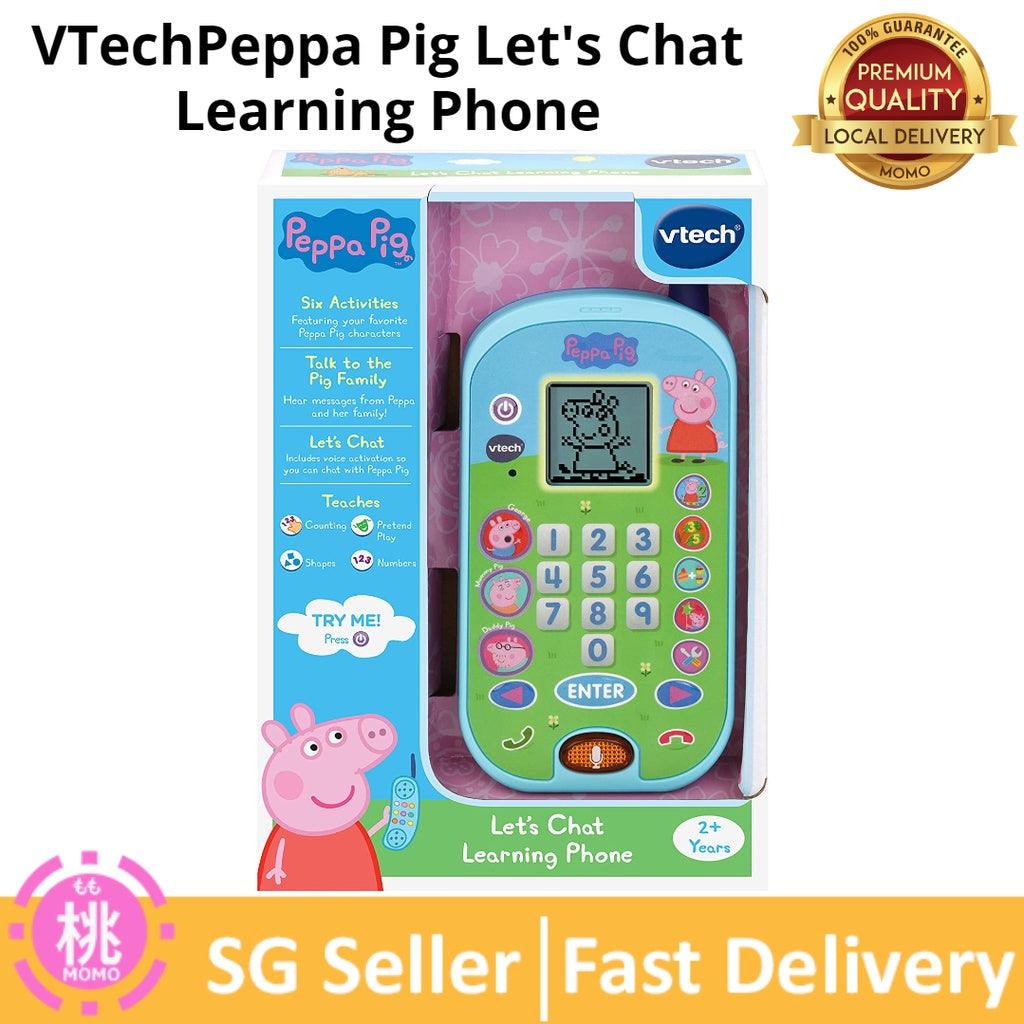 VTech Peppa Pig / PJ Mask Let's Chat Learning Phone - Momo Gadgets