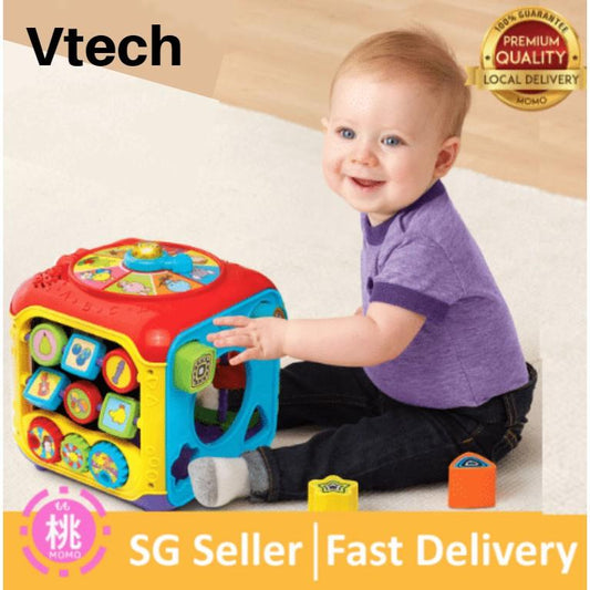 VTech Sort and Discover Activity Cube - Momo Gadgets