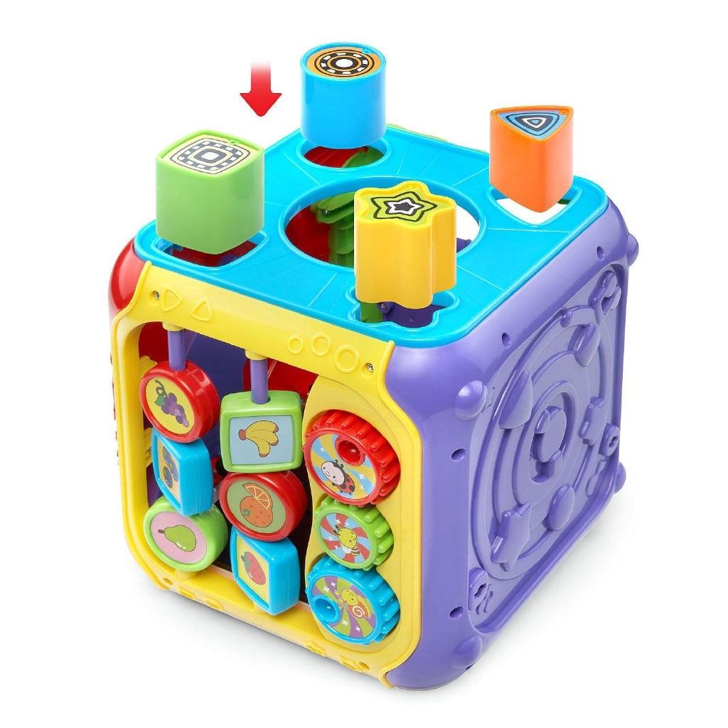 VTech Sort and Discover Activity Cube - Momo Gadgets