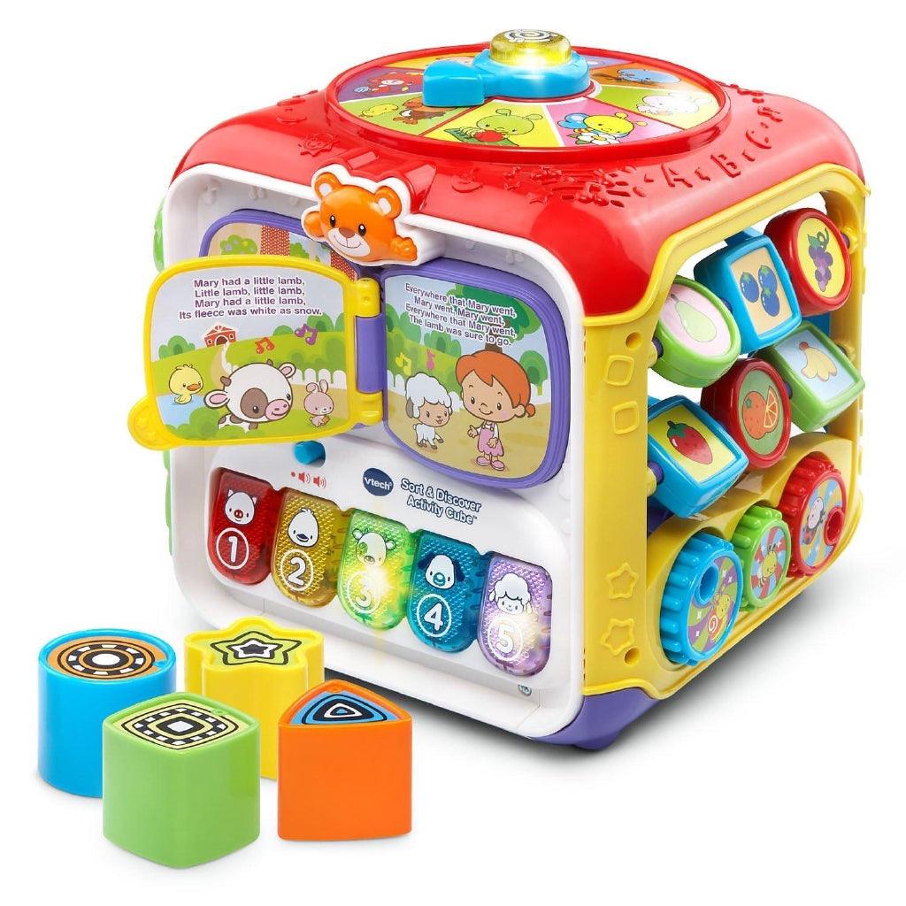 VTech Sort and Discover Activity Cube - Momo Gadgets