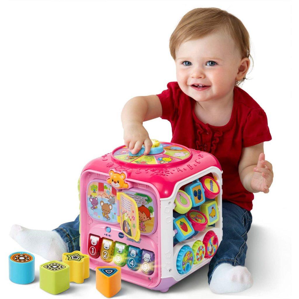 VTech Sort and Discover Activity Cube - Momo Gadgets