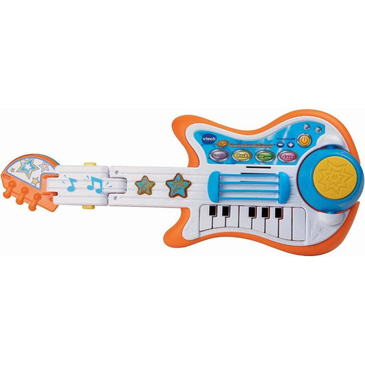 VTech Strum and Jam Kidi Musical Guitar Band, White - Momo Gadgets