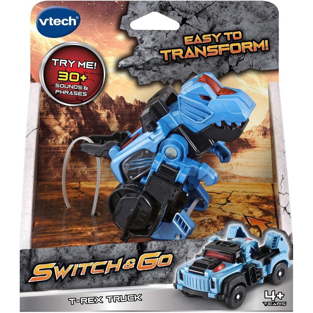 VTech Switch and Go Race Car, Triceratops T-Rex - Momo Gadgets