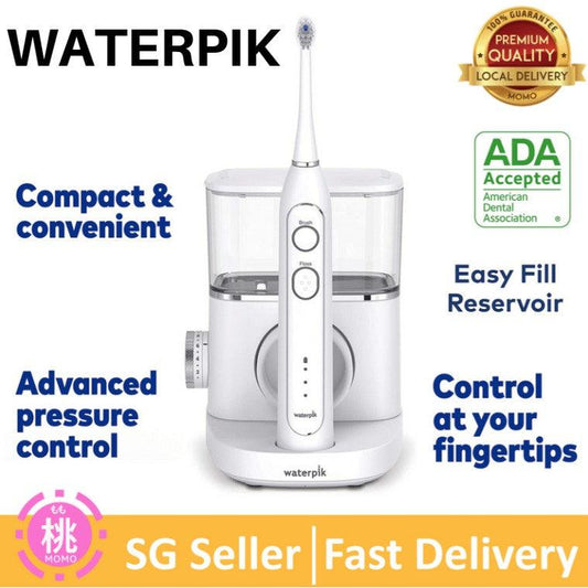 Waterpik Sonic-Fusion Professional Flossing Toothbrush, Electric Toothbrush & Water Flosser Combo in One - Momo Gadgets