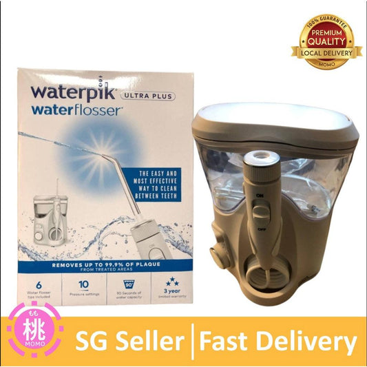 Waterpik Ultra Plus Water Flosser with 5 Tips and Advanced Pressure Control System with 10 Settings (WP-150UK) - Momo Gadgets