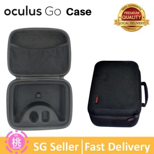 Waterproof Shockproof Travel Storage Bag Hard Carrying Case Black for Oculus Go VR Headset ( Black ) - Momo Gadgets