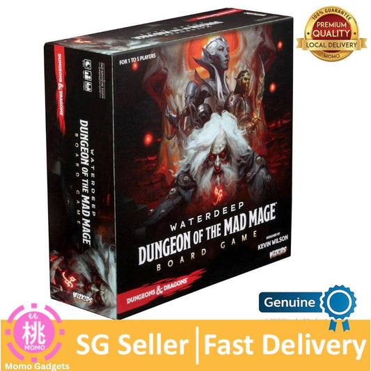 D&D Waterdeep: Dungeon of The Mad Mage Adventure System Board Game - Standard Ed - Momo Gadgets