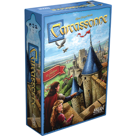 Carcassonne Board Game (BASE GAME) | Board Game for Adults and Family | Ages 7 and up | 2-5 Players